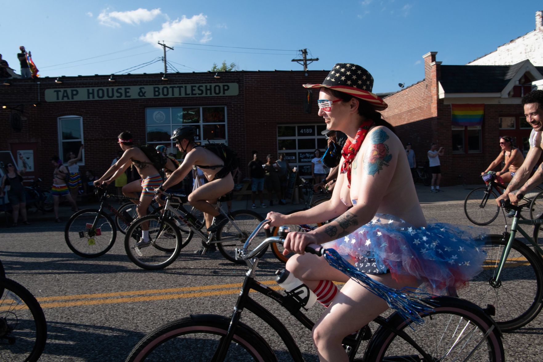 2019 World Naked Bike Ride in St. Louis